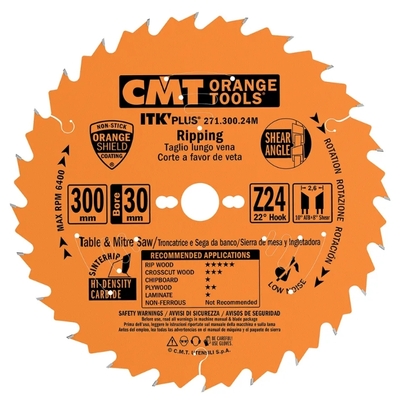 CMT Ultra tenký kotúč univerzálny - D184x1,7 d30 Z24 HW / C27118424M