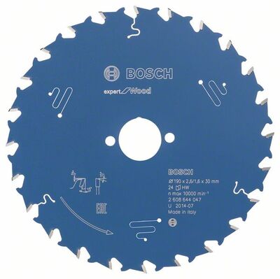BOSCH 2608644047 - Pílový kotúc Expert for Wood 190 x 30 x 2,6 mm, 24