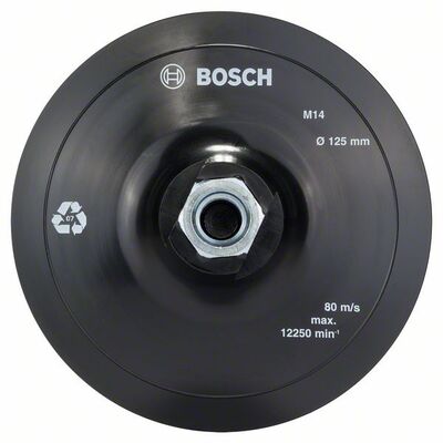 BOSCH Tanier s velkronovou vrstvou 125 mm, 12 500 ot/min