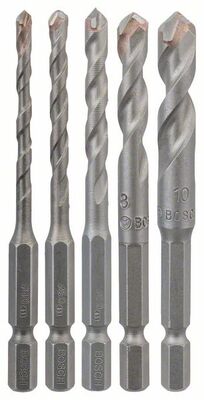 BOSCH 2608589528 - 5-diel. súprava vrtákov na dlaždice a obkladačky HEX-9 Ceramic