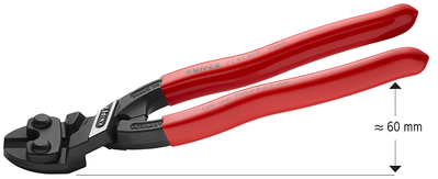 KNIPEX 71 41 200 CoBolt® Kompaktné pákové kliešte poplastované čierne atramentované 200 mm