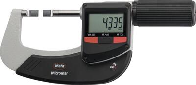 Mikrometer strmeňový digi na drážky 50-75/0,001mm DIN863-3 IP65 Wireless Mahr
