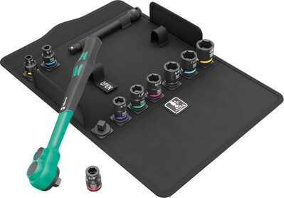 WERA 8100 SB 13 Sada ráčny Zyklop Comfort, s prepínacou páčkou, s pripojovacím rozmerom 3/8", palcový sys