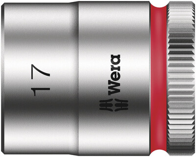 WERA 8790 HMB Nástrčná hlavice Zyklop, upínacia časť 3/8", 17 x 30 mm
