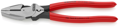 KNIPEX 09 11 240 Kliešte „Lineman's“ Americký štýl s protišmykovým plastovým povrchom čierne atramen