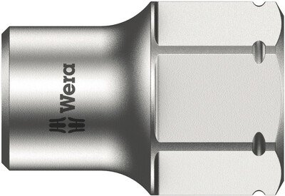 WERA 8790 FA nástrčná hlavice ("ořech") Zyklop s pripojovacím rozmerom 1/4" a pripojovacím šesťhranom Hex