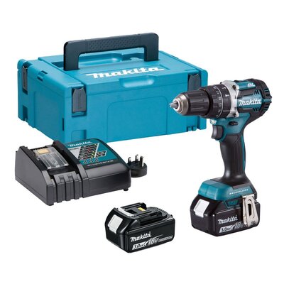MAKITA DHP484RFJ - Akumulátorový vŕtací skrutkovač s príklepom