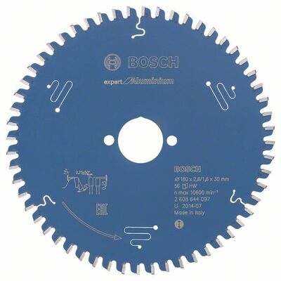 BOSCH 2608644097 - Pílový kotúc Expert for Aluminium 180 x 30 x 2,6 mm, 56