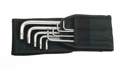 WERA 3950/9 Hex-Plus Imperial Stainless 1 Sada úhlových kľúčov, palcová, nerezová oceľ, 9-dielna