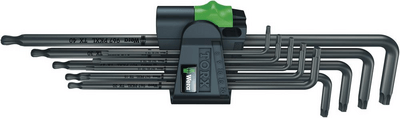 WERA Sada kľúčov torx 9 diel 967/9 torx TX XL 1 Wera