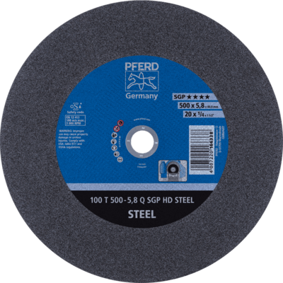 PFERD TOOLS ŤAŽKÉ SGP až do priemeru 2000 mm 100 T 500-5,8 N SGP HD OCEĽ/40,0