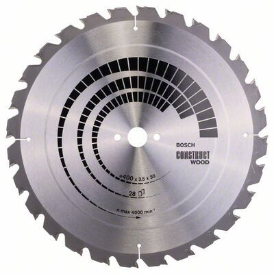 BOSCH 2608640693 - Pílový kotúc Construct Wood 400 x 30 x 3,5 mm, 28