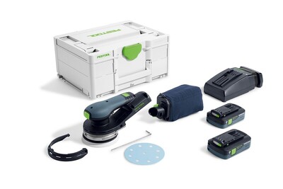 FESTOOL 577736  Akumulátorová excentrická brúska ETSC 2 125 4,0 I-Plus