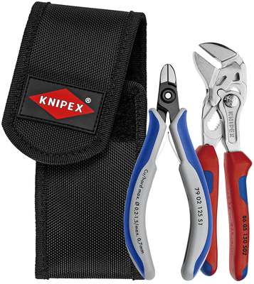 KNIPEX 00 19 72 V01 Sada na strihanie káblových spôn 2 diely 175 mm