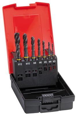 FORMAT Sada závitníkov 7 diel M3 - 12 DIN371 / 376C Format