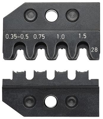 KNIPEX 97 49 28 Lisovacie čeluste Pre konektory AMP Superseal 1.5 série od Tyco Electronics