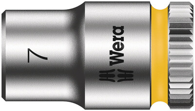 WERA 8790 HMA Nástrčná hlavice Zyklop, upínacia časť 1/4", 7 x 23 mm