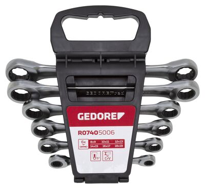 GEDORE RED Sada kľúčov očkových 6 diel račňových R07405006 Gedore Red