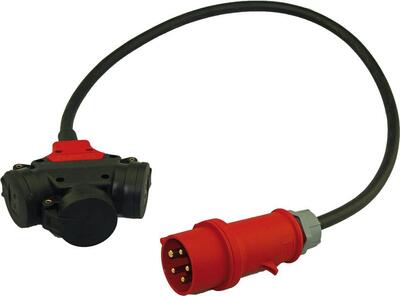 ALTHOFF KABELTECHNIK Dvojitý rozdeľovač IP44 1m H07RN-F5G2.5 CEE 16A Althoff