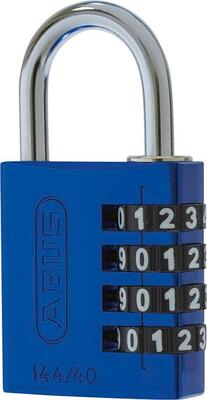 ABUS Zámok s číselným kódom 144/40 modrý lock day