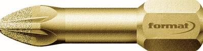 FORMAT Bit 1/4" PZ 3 x 25mm Diamant Format