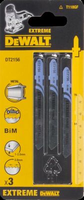 DeWALT FŰRÉSZKENGE EXTREME CoS, LEMEZEK 76MM 3 db DT2156