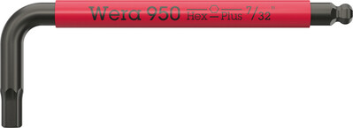 WERA 950 SPKS Zástrčný kľúč Multicolour, Imperial, BlackLaser, 7/32" x 90 mm