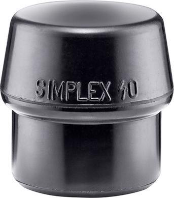 Hlava SIMPLEX 40mm Guma typ 3202 Halder