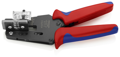 KNIPEX 12 12 10 Presný odizolovací nástroj s prispôsobenými čepeľami s multi-komponentnými úchopmi l