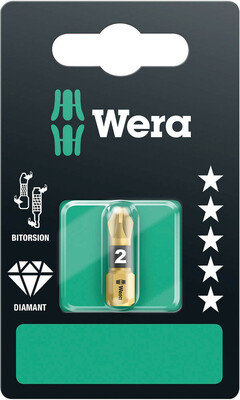WERA 855/1 BDC SB Bity, PZ 2 x 25 mm