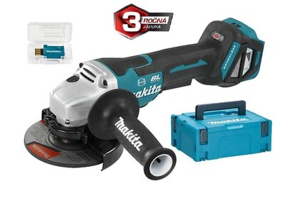 MAKITA DGA518ZJU - Akumulátorová uhlová brúska bez akumulátora a nabíjačky