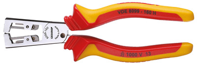 GEDORE VDE 8099-160 H Kliešte na odizolovanie izolácie VDE STRIP-FIX s plášťovou izoláciou