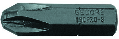GEDORE 890 PZD 4 Bit skrutkovač 5/16" krížový PZ 4