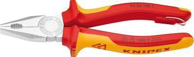 KNIPEX Kliešte kombinované 180mm Cr VDE / 0306180T Knipex