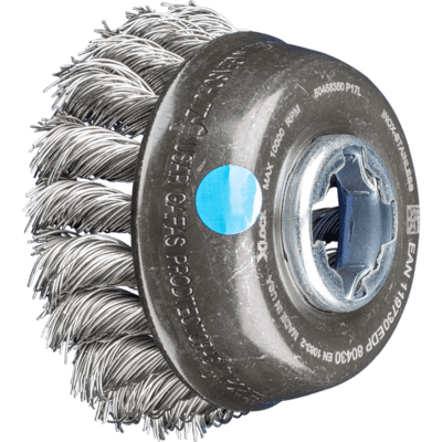 PFERD TOOLS závitové pohárové kefy POS TBG 80/X-LOCK INOX 0,50