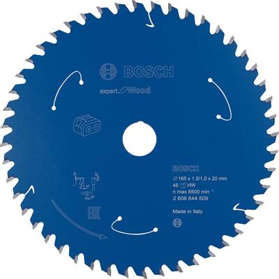 BOSCH HM-kružnicová píla 165x1,5/1x20 48Z Bosch VE po 1 kuse Expert f Wood f akumulátorové píly