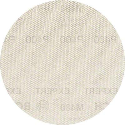 BOSCH Brúsny papier EXPERT M480 pre excentrické brúsky, 125 mm, zrnitosť 400, 5 ks - 2608900679