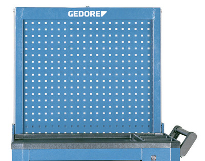GEDORE R 2004 L Stena z perforovanej plechovej dosky 768x770x116mm spúšťaná