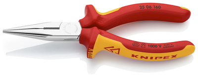 KNIPEX 25 06 160 SB Polguľaté bočné cvikacie kliešte (Kliešte pre rádiotechnikov) izolované s multi-