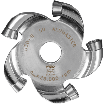 PFERD TOOLS Frézovacie nástroje s rezacími vložkami HSD-R 50 ALUMASTER