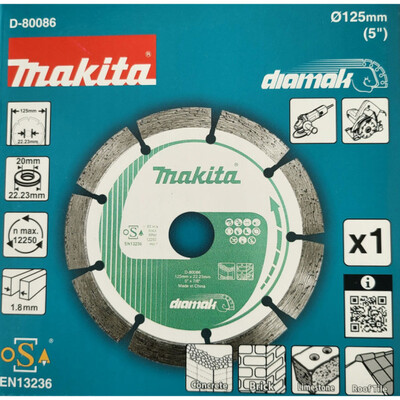 MAKITA D-80086 - Gyémánt szegmentált vágókorong