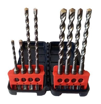 BOSCH 2607019903 - 8-dielna súprava vrtákov do kladív SDS-plus Ø 5,6,8,10
