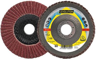 KLINGSPOR Vejárová kefa SMT 674125x22,23mm zakrivená K60 keramický korund K60 Klingspor