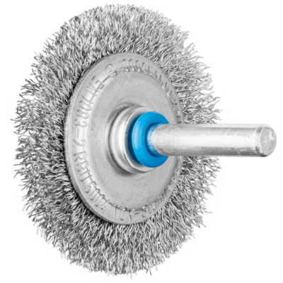 PFERD TOOLS Kolesové kefy s nasadeným hriadeľom RBU 5004/6 INOX 0,20