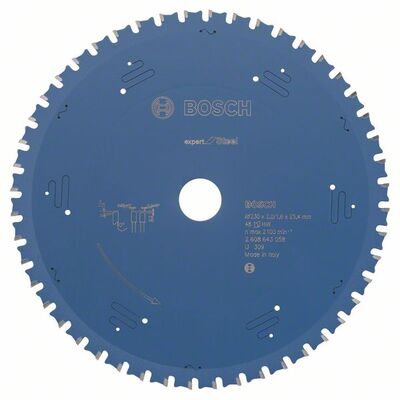 BOSCH 2608643058 - Pílový kotúc Expert for Steel 230 x 25,4 x 2,0 mm, 48