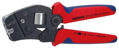 KNIPEX Klešte lisovací 0,08-10mm2 samonastavitelné celné / 975308 Knipex