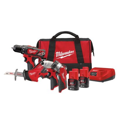 MILWAUKEE Szerszámkészlet M12 BPP4A-202B 4933441240