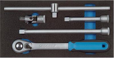 GEDORE 1500 CT1-1993 T sada nástavcu pro nástrcný klíc 1/2" (12.5 mm) 5-dílná CT modul - 2309106