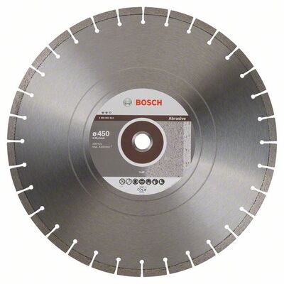 BOSCH Diamantový rezací kotúc Expert for Abrasive 450 x 25,40 x 3,6 x 12 mm