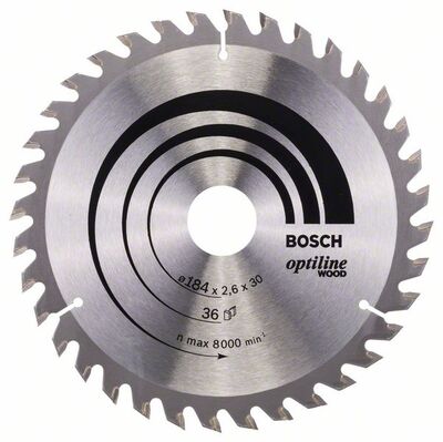 BOSCH 2608640611 - Pílový kotúc Optiline Wood 184 x 30 x 2,6 mm, 36